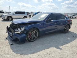 Carros salvage para piezas a la venta en subasta: 2020 Infiniti Q50 RED Sport 400