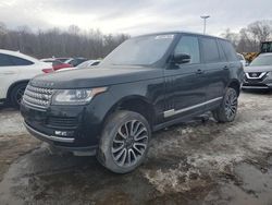 Salvage cars for sale at East Granby, CT auction: 2016 Land Rover Range Rover Supercharged