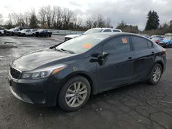 Salvage cars for sale at auction: 2017 KIA Forte LX