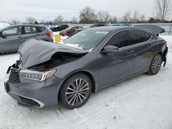 Salvage cars for sale at London, ON auction: 2018 Acura TLX Tech