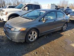 Honda Civic salvage cars for sale: 2006 Honda Civic EX