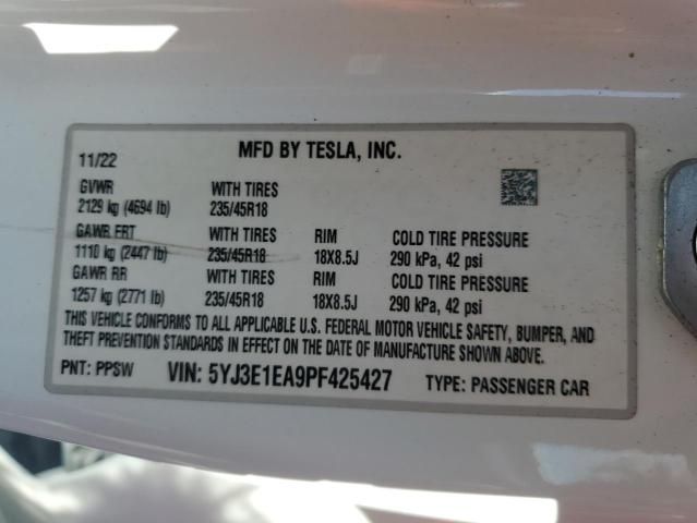 2023 Tesla Model 3