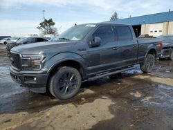 Salvage cars for sale at Woodhaven, MI auction: 2020 Ford F150 Supercrew