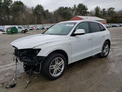 Salvage cars for sale at Mendon, MA auction: 2016 Audi Q5 Premium Plus S-Line