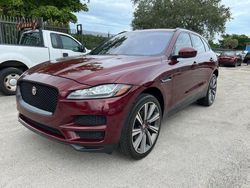 Salvage vehicles for parts for sale at auction: 2017 Jaguar F-PACE Prestige