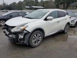 Salvage cars for sale at Savannah, GA auction: 2015 Nissan Murano S