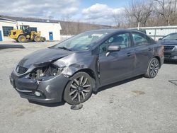 Salvage cars for sale at Grantville, PA auction: 2015 Honda Civic EXL