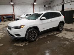 Salvage cars for sale at Center Rutland, VT auction: 2019 Jeep Cherokee Latitude Plus