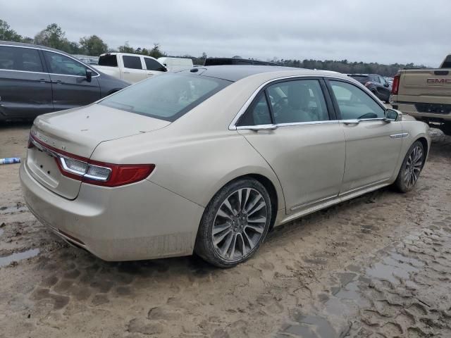 2017 Lincoln Continental Select