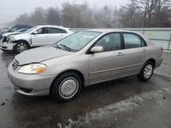 Salvage cars for sale at Brookhaven, NY auction: 2003 Toyota Corolla CE