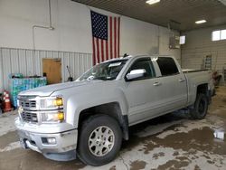 Salvage cars for sale at Des Moines, IA auction: 2015 Chevrolet Silverado K1500 LT