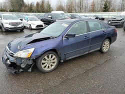 Salvage cars for sale at Portland, OR auction: 2007 Honda Accord SE