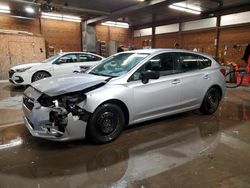 Salvage cars for sale at Ebensburg, PA auction: 2017 Subaru Impreza