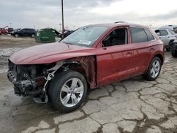 Salvage cars for sale at Indianapolis, IN auction: 2018 Audi Q5 Premium Plus