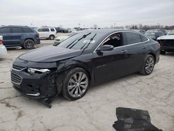 Salvage cars for sale at Indianapolis, IN auction: 2016 Chevrolet Malibu Premier