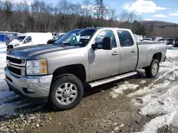 Salvage trucks for sale at West Warren, MA auction: 2013 Chevrolet Silverado K3500 LTZ