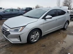 Salvage cars for sale from Copart Ontario Auction, ON: 2019 Hyundai Elantra SEL