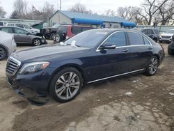 Salvage cars for sale from Copart Wichita, KS: 2015 Mercedes-Benz S 550 4matic