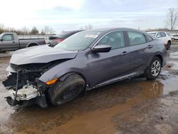 Salvage cars for sale at auction: 2018 Honda Civic LX