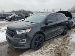 Salvage cars for sale at Hillsborough, NJ auction: 2015 Ford Edge Sport