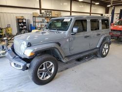 Salvage cars for sale at Byron, GA auction: 2022 Jeep Wrangler Unlimited Sahara