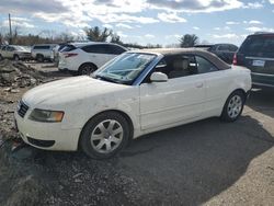 Salvage cars for sale at Pennsburg, PA auction: 2004 Audi A4 Quattro