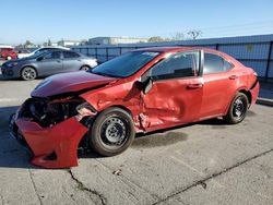 Salvage cars for sale at Bakersfield, CA auction: 2017 Toyota Corolla L