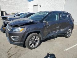 Salvage cars for sale from Copart Rancho Cucamonga, CA: 2021 Jeep Compass Limited