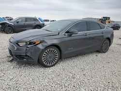 Salvage cars for sale at Taylor, TX auction: 2018 Ford Fusion TITANIUM/PLATINUM HEV