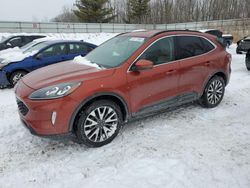 Salvage cars for sale at Davison, MI auction: 2020 Ford Escape Titanium