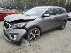 Salvage cars for sale at Waldorf, MD auction: 2018 KIA Sorento EX