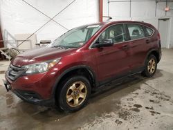 Salvage cars for sale at Center Rutland, VT auction: 2013 Honda CR-V LX