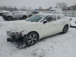 Salvage cars for sale at Chicago Heights, IL auction: 2017 Nissan Maxima 3.5S