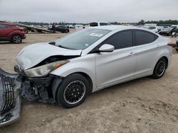 Salvage cars for sale at Houston, TX auction: 2016 Hyundai Elantra SE