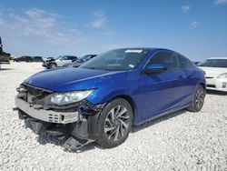 Salvage cars for sale at Temple, TX auction: 2016 Honda Civic LX