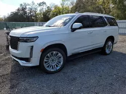 Salvage cars for sale at Riverview, FL auction: 2021 Cadillac Escalade Premium Luxury