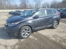 Salvage cars for sale from Copart Ellwood City, PA: 2019 Honda CR-V EX