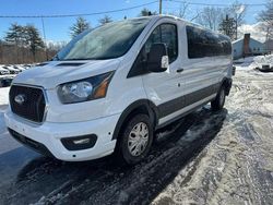 Salvage cars for sale at North Billerica, MA auction: 2024 Ford Transit T-350