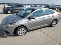 Salvage cars for sale at Grand Prairie, TX auction: 2022 Hyundai Accent SE