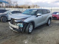 Toyota Highlander l salvage cars for sale: 2022 Toyota Highlander L