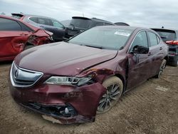 Salvage cars for sale at Elgin, IL auction: 2015 Acura TLX Advance