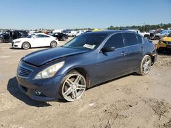 Salvage cars for sale at Houston, TX auction: 2012 Infiniti G37