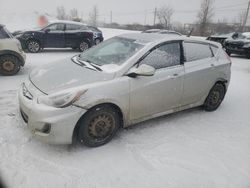 Salvage cars for sale at Montreal Est, QC auction: 2013 Hyundai Accent GLS