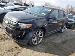 Salvage cars for sale at auction: 2012 Ford Edge Sport