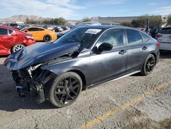 Salvage cars for sale at Las Vegas, NV auction: 2024 Honda Civic Sport