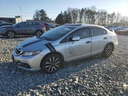 Salvage cars for sale at auction: 2015 Honda Civic EXL