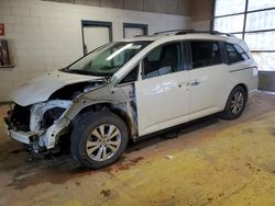 Salvage cars for sale at Indianapolis, IN auction: 2016 Honda Odyssey EXL