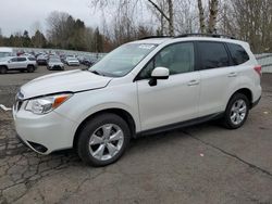 Salvage cars for sale at Portland, OR auction: 2015 Subaru Forester 2.5I Limited