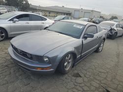 Salvage cars for sale at Martinez, CA auction: 2007 Ford Mustang