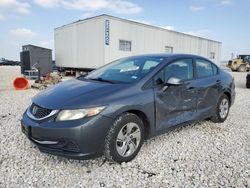 Carros salvage sin ofertas aún a la venta en subasta: 2013 Honda Civic LX